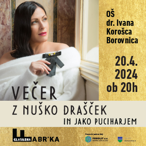 Večer z Nuško Drašček in Jako Puciharjem