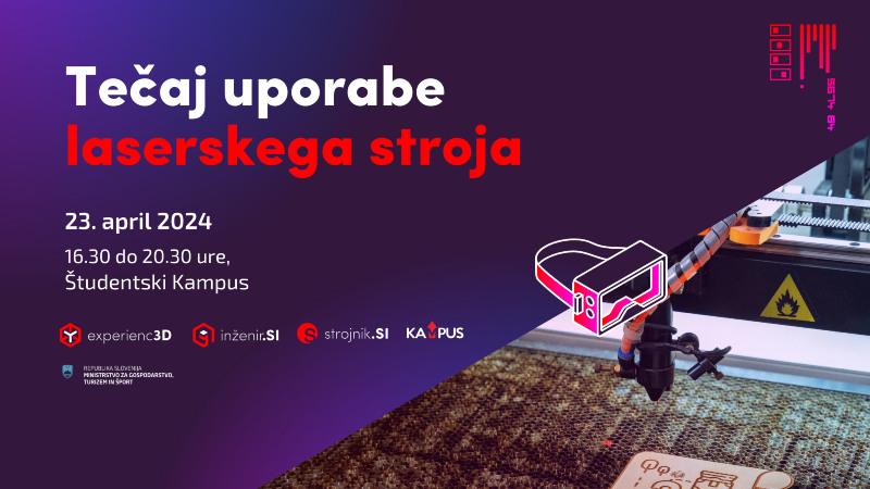 Tečaj uporabe lasersko- gravirnega stroja