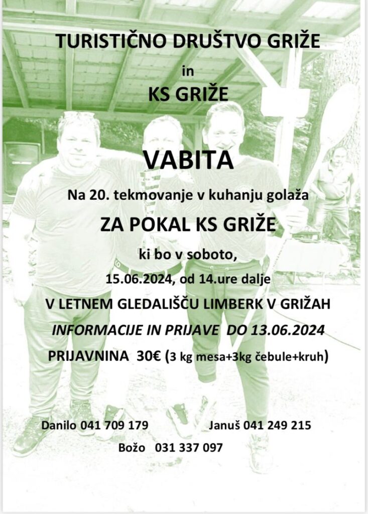 15.6.2024 20.golažijada za pokal Ks Griže