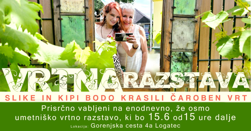 15.6.2024 Umetniška Vrtna Razstava