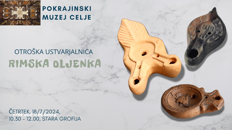 18.7.2024 Otroška ustvarjalnica RIMSKA OLJENKA