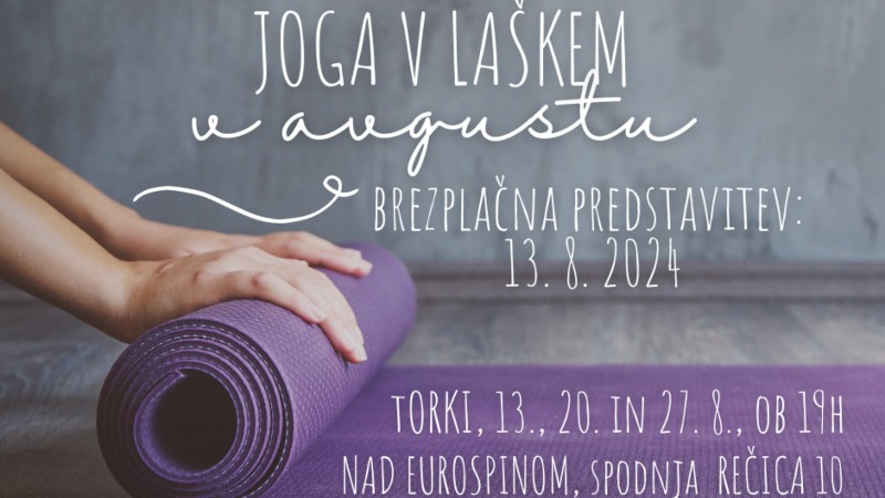 13.8.2024 Joga v Laškem