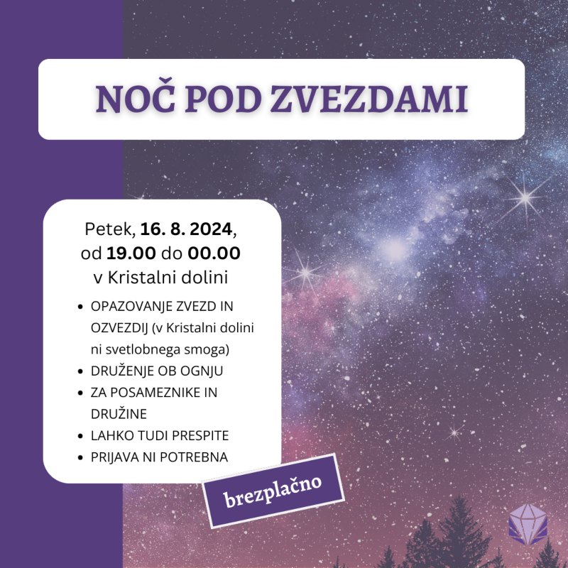 16.8.2024 Noč pod zvezdami