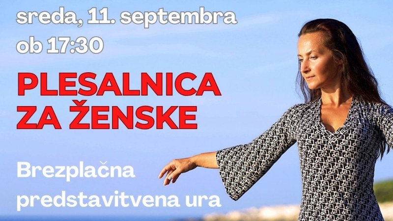 11.9.2024 Brezplačni dan odprtih vrat – Plesalnica za ženske