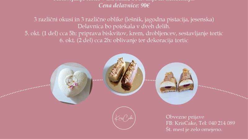 Jesenska delavnica Moderne porcijske tortice