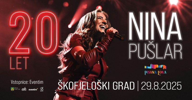 PISANA LOKA – Koncert: Nina Pušlar 29. avgust @ 20:00 - 23:00 29,90€