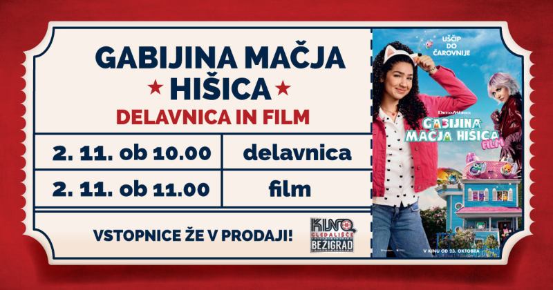 2.11.2025 GABIJINA MAČJA HIŠICA Delavnica in film-napovednik-dogodki
