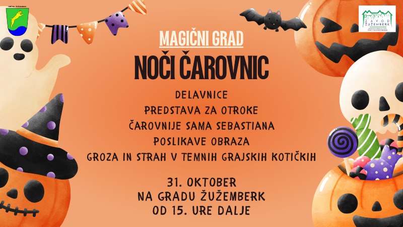 Magični grad noči čarovnic – Grad Žužemberk 31. oktober @ 15:00 - 20:00