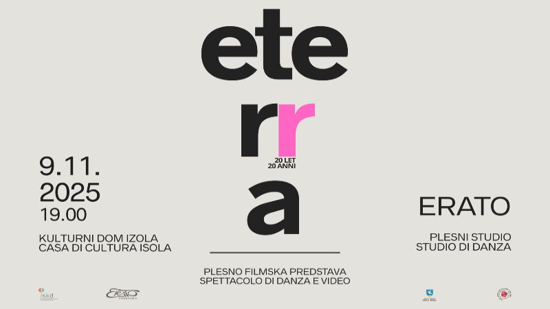 9.11.2025 KUD Erato Izola praznuje 20 let s premiero nove plesne predstave ETERRA-napovednik