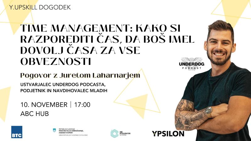 TIME MANAGEMENT: kako si razporediti čas, da boš imel_a dovolj časa za vse obveznosti-underdog-podcast