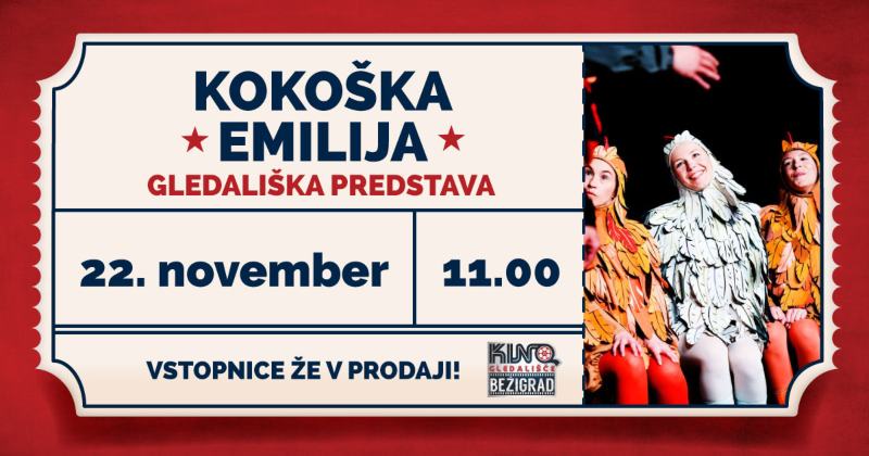 22.11.2025 Gledališka predstava KOKOŠKA EMILIJA