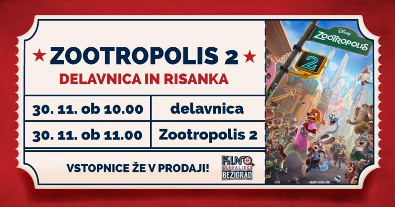 30.11.2025 ZOOTROPOLIS 2 Delavnica in risanka