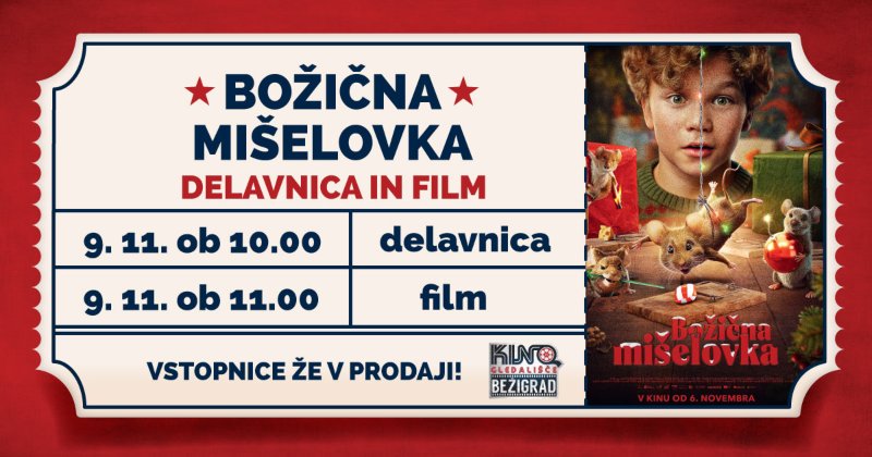 9.11.2025 BOŽIČNA MIŠELOVKA Delavnica in film-napovednik-dogodki