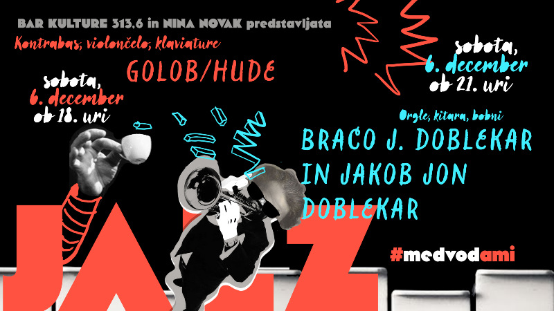 Jazz #medvodami 6. december @ 18:00 - 23:00