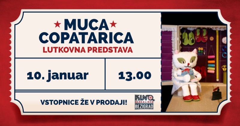 10.1.2025 Lutkovna predstava MUCA COPATARICA