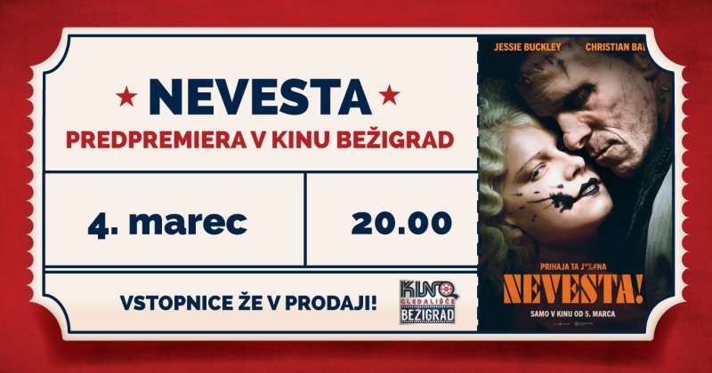 4.3.2026 Predpremiera v Kinu Bežigrad NEVESTA!-napovednik-doodki