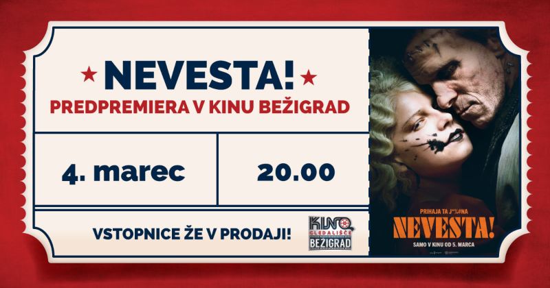 4.3.2026 Predpremiera v Kinu Bežigrad NEVESTA-napovednik