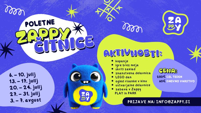 6.7.2026 POLETNE ZAPPY-ČITNICE