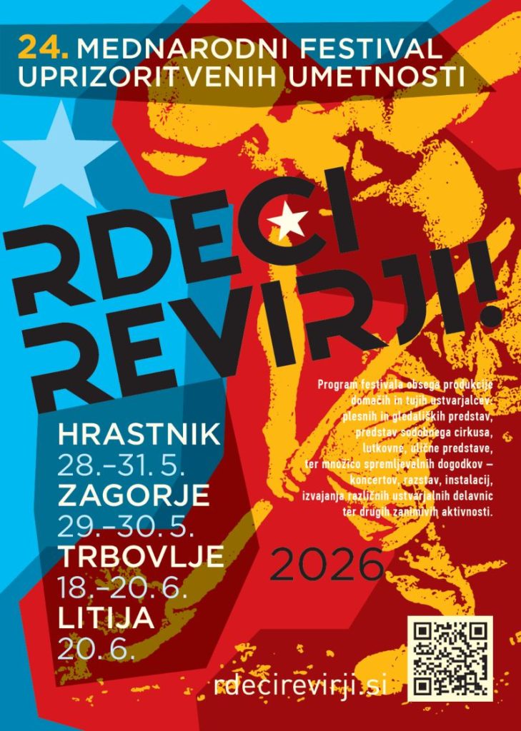 28.5.2026 24. mednarodni festival uprizoritvenih umetnosti RDEČI REVIRJI-napovednik-dogodki