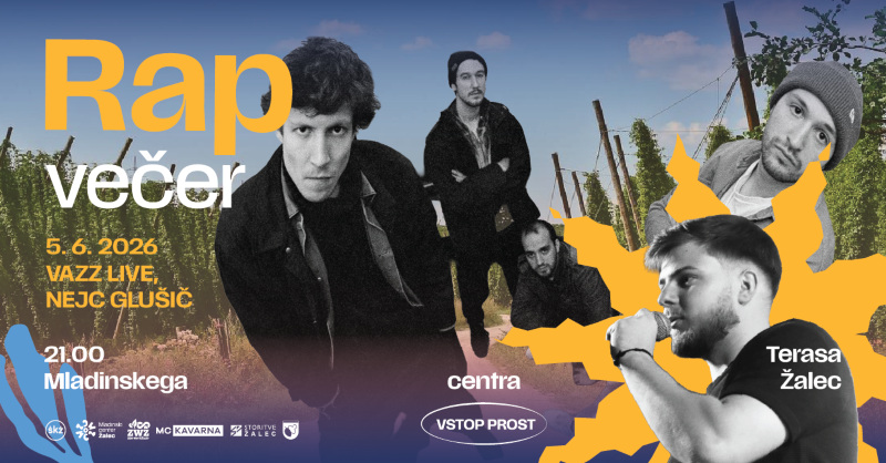 5.6.2026 KONCERT VAZZ LIVE IN NEJC GLUŠIČ-napovednik-dogodki