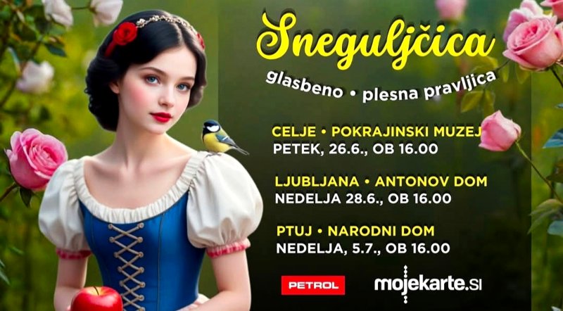 SNEGULJČICA glasbeno – plesna predstavaSNEGULJČICA glasbeno – plesna predstava