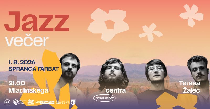 1.8.2026 JAZZ VEČER SPRANGA FARBAT-napovednik