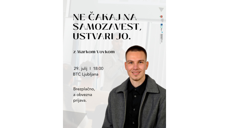29.7.2026 Ne čakaj na samozavest, ustvari jo-napovednik
